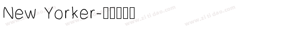 New Yorker字体转换